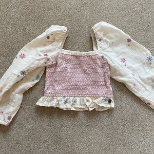 Brand new girls peplum top